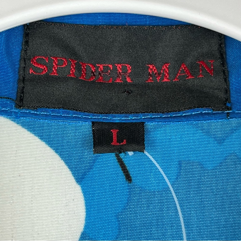 Spider-Man Short Sleeve Shirt Size‎ Large Blue Black - Picture 3 of 15